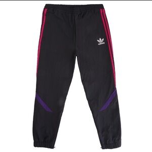 Vintage Adidas Track Pants NWT | Y2K Retro Joggers Black Pink Purple